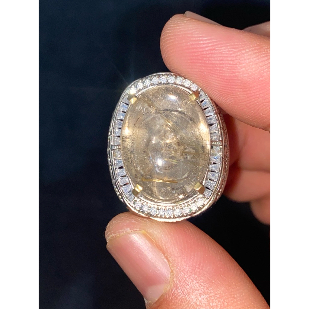 NATURAL RUTILATED QUARTZ BRAZIL