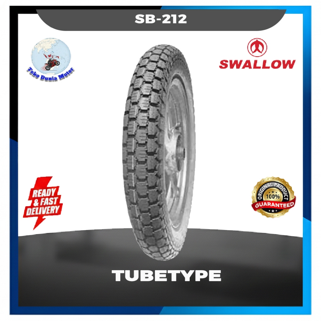 Dunia Ban Swallow sb-212 450 ring 17 untuk motor kawasaki w175 XSR dll