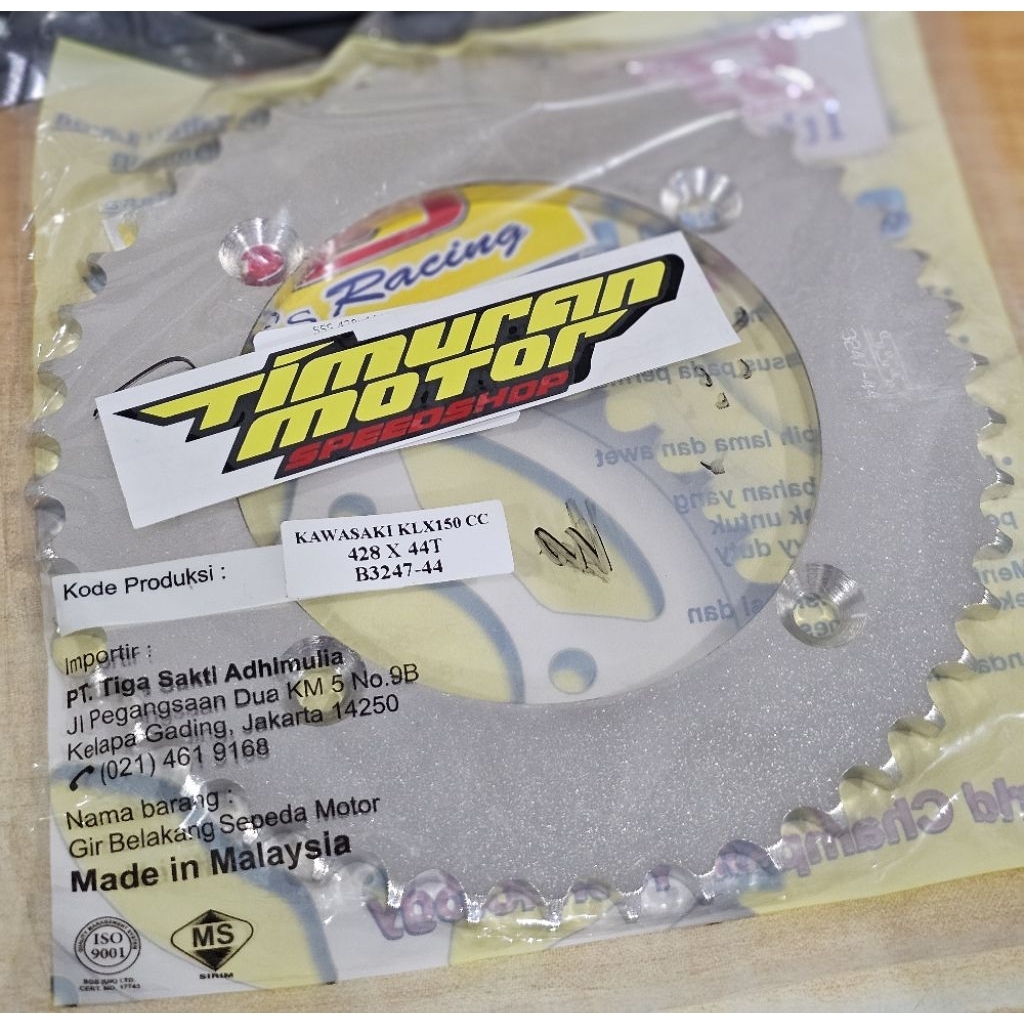 GEAR SSS 428 - 44 KLX 150