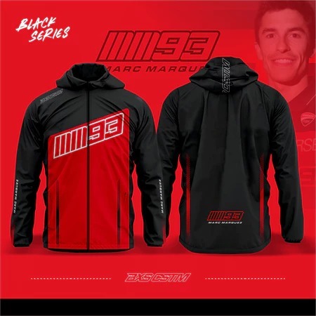 Jaket Motor Marc Marquez Bahan Lotto