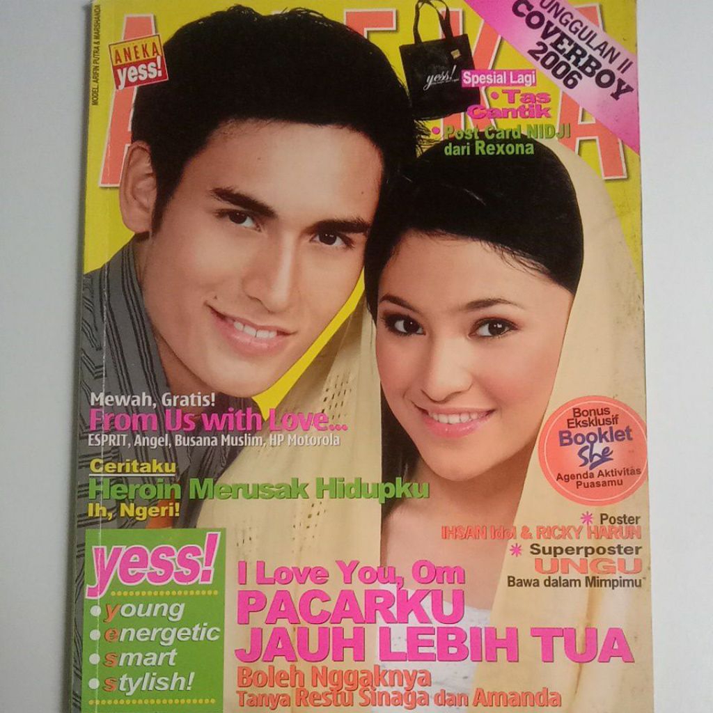 Majalah Aneka Tahun 2006 Cover Arifin Putra & Marshanda