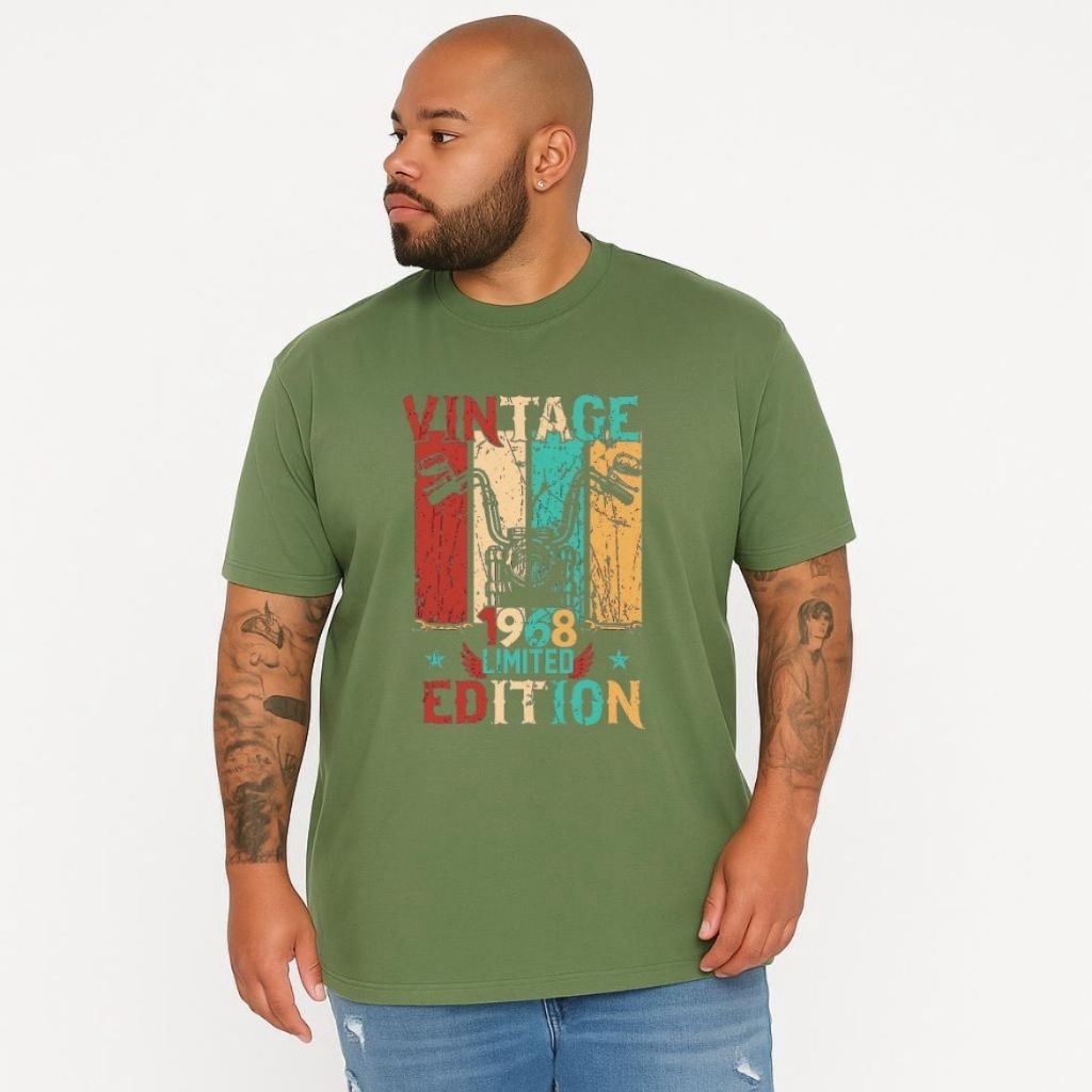 KAOS WARNA SAGE PART 2 | KAOS M3NKA.ID TERBARU WARNA SAGE GREEN/HIJAU SAGE UKURAN STANDAR DAN JUMBO|