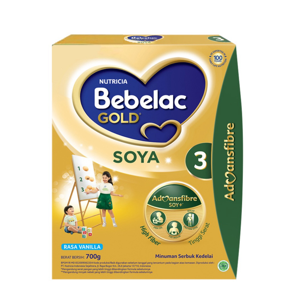BEBELAC GOLD SOYA 3 susu bubuk 700gr