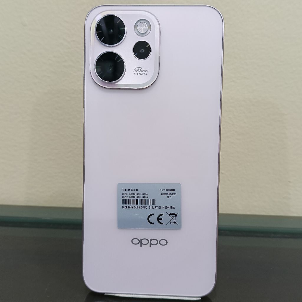 Handphone Oppo Reno 15F 5G Ram 12 256GB (Batangan Tanpa Charger)
