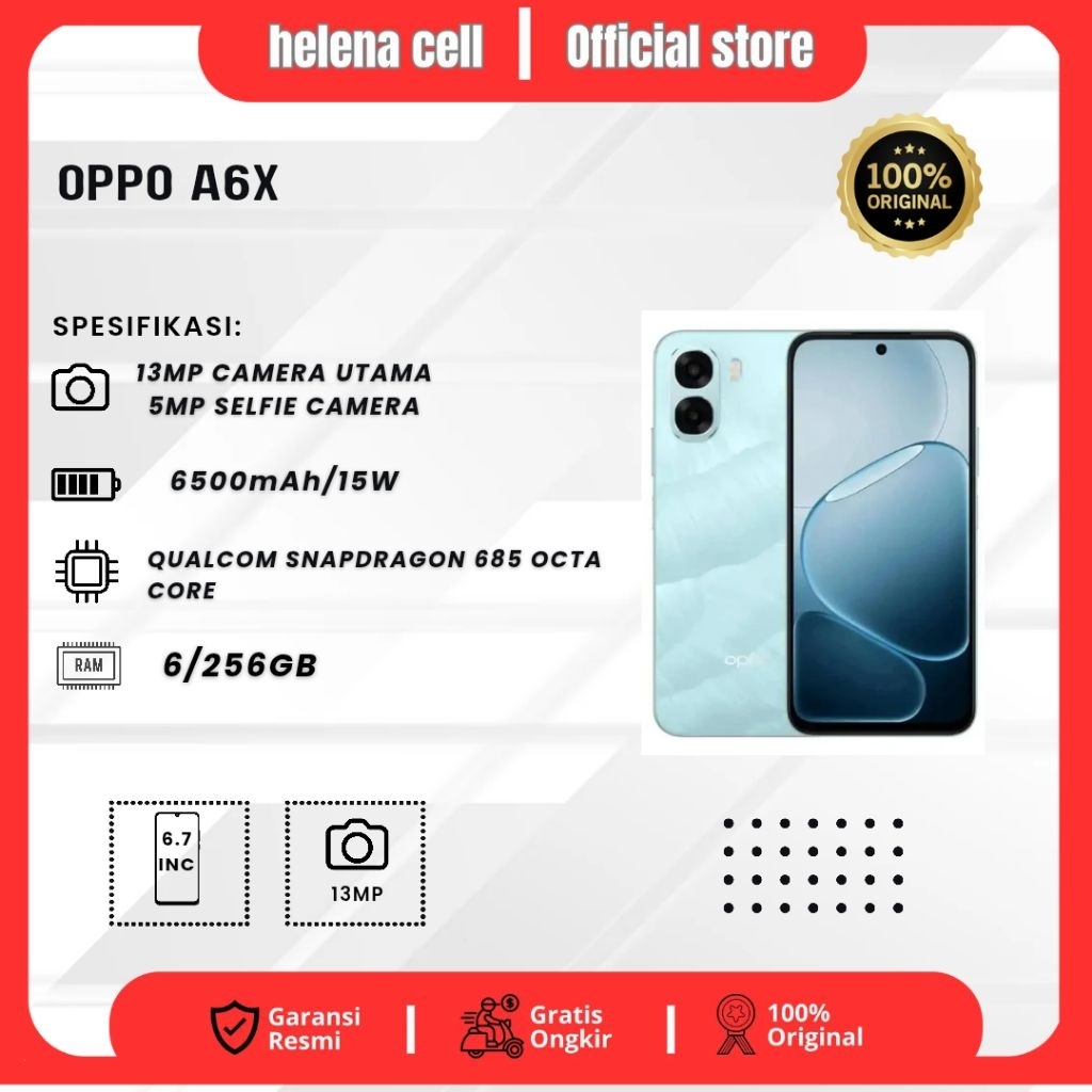 Oppo A6X Ram 6/256GB