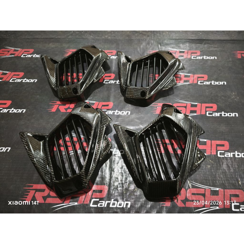 cover radiator nvx v2, v3 carbon kevlar