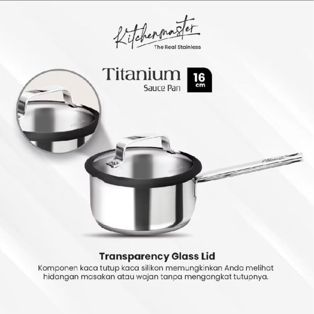 Sauce Pan Bolde Kitchenmaster 16cm Sauce Pan Stainless