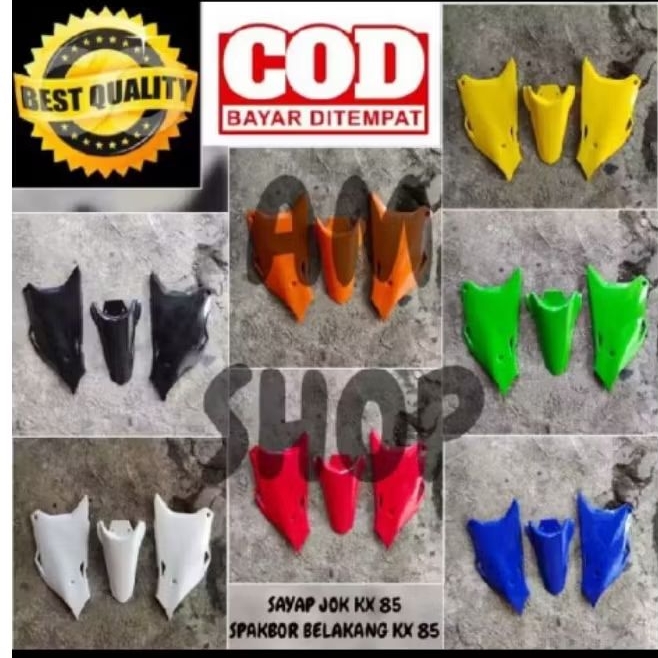 SAYAP JOK KX85 COVER BODY KX 85 SAYAP SAMPING KX85 COVER BODI KX 85 SPAKBOR BELAKANG KX 85 SLEBOR BE