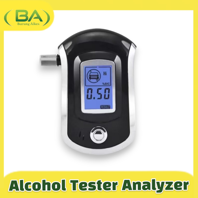 Alkohol Tester Digital Analyzer  AT6000  Alat Ukur Kadar Alkohol Dalam Tubuh