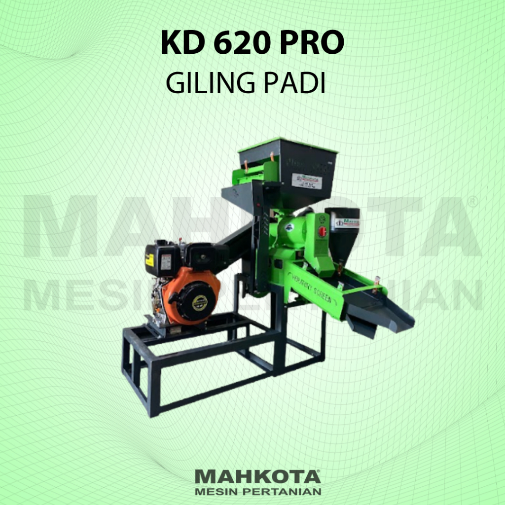 MAHKOTA NEW GILING PADI KAPASITAS BESAR KD-620 PRO INCLUDE ELEVATOR (GARANSI RESMI)