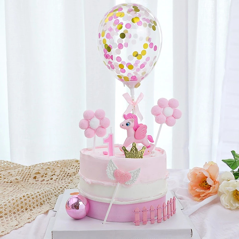 TOPPER CAKE TEMA MY LITTLE PONY/HIASAN CAKE ANAK KUDA PONY/CAKE TOPPER PONY LUCU