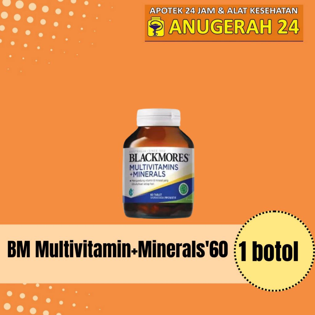 Blackmores Multivitamin + Minerals Suplemen Vitamin Harian