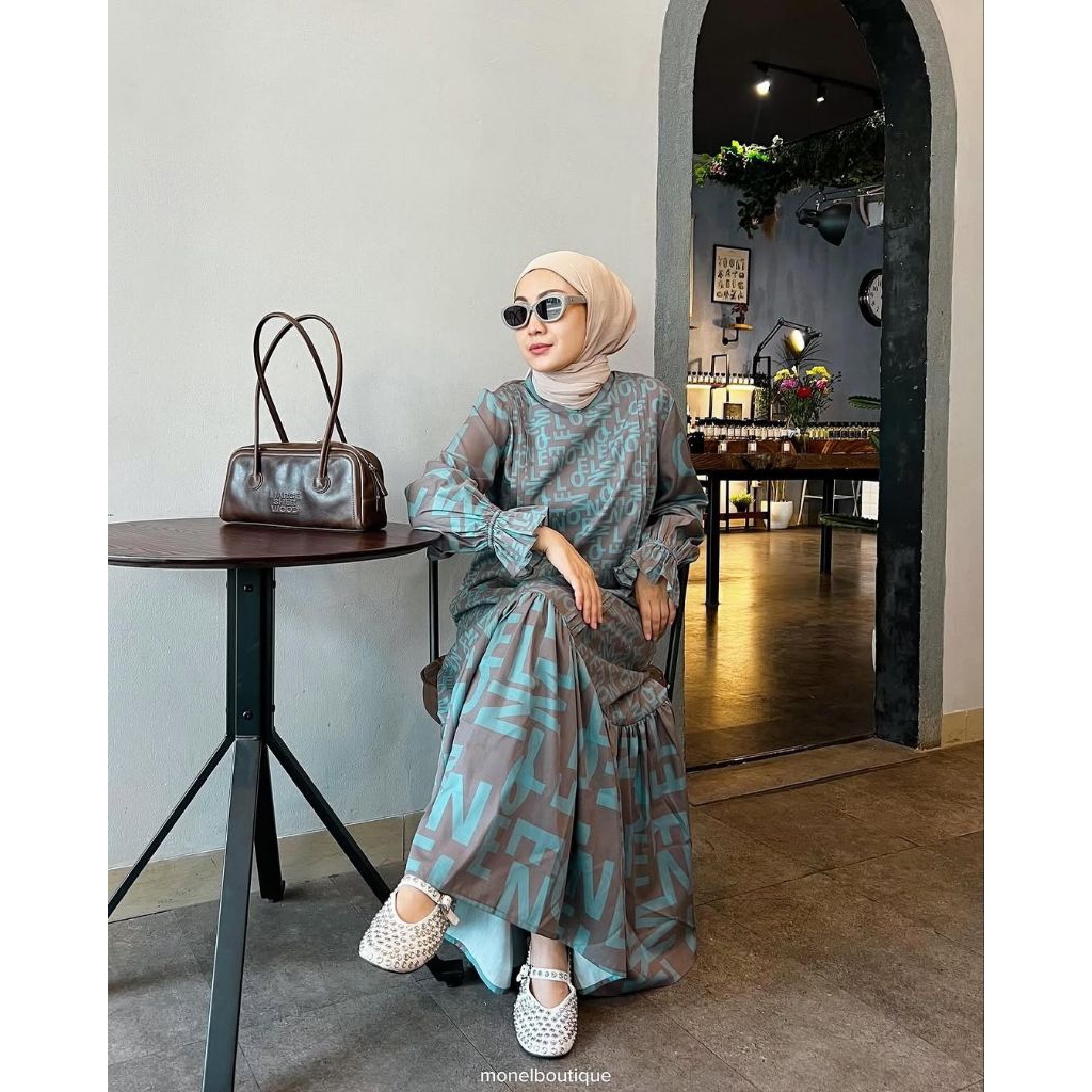 Monel QUINZA DRESS | DRESS MONOGRAM MONEL BEST SELLER