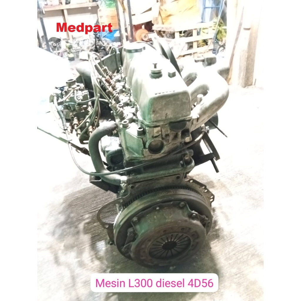 Engine Blok Mesin Bosh Pump Manifold Flywheel Mitsubishi L300 L 300 4D56 Diesel Copotan Original Gar