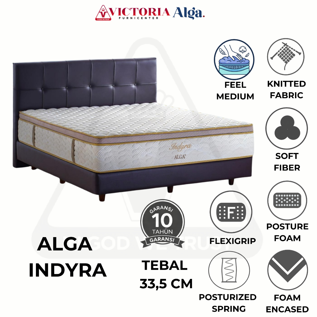 Alga Indyra 200 x 200 200x200 Kasur Saja Mattres Only