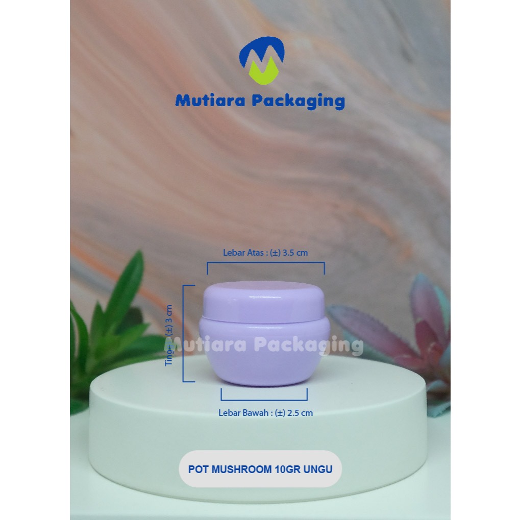 POT CREAM MUSHROOM 10GR UNGU