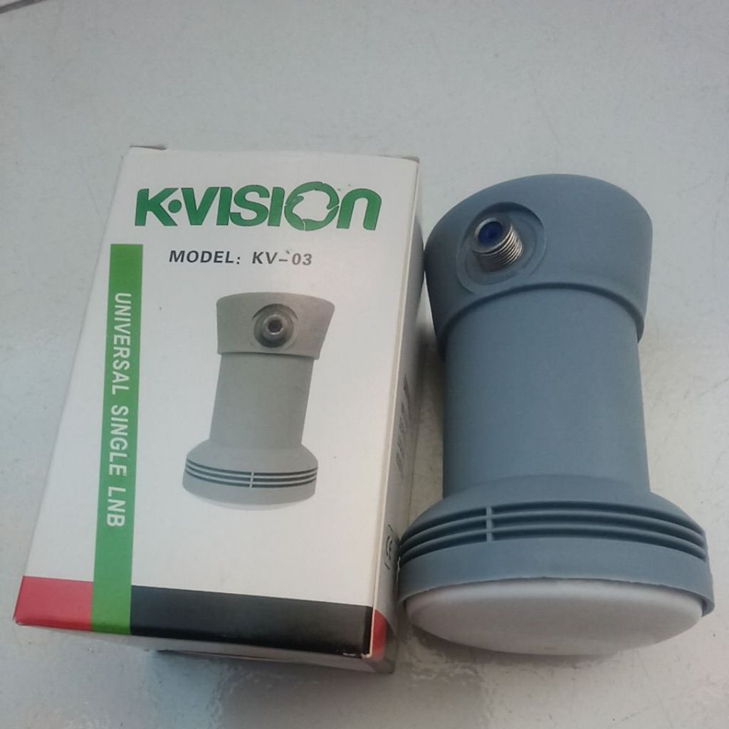 LNB KVISION KUBAND SINGLE KU-BAND PARABOLA PLAT