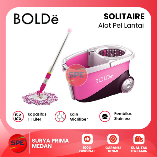 ALAT PEL LANTAI / SUPER MOP SOLITAIRE BOLDE GARANSI RESMI (MEDAN)
