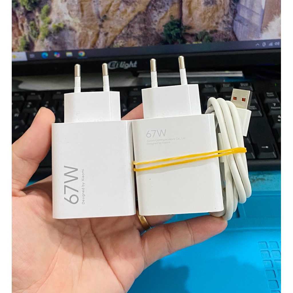( Second Cabutan ) Charger xiaomi & Poco 33w 67w original berfungsi dengan baik