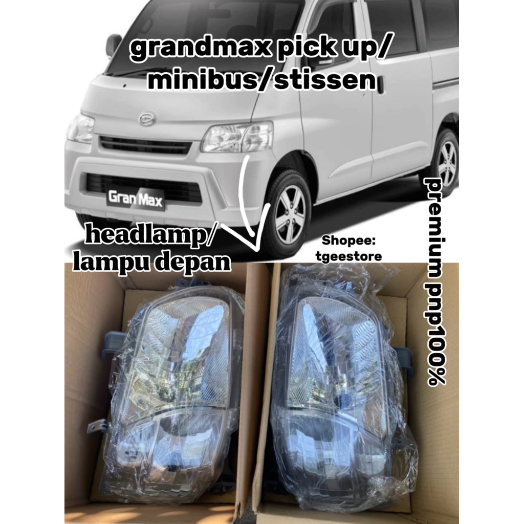 headlamp grandmax pick up grand max stissen minibus