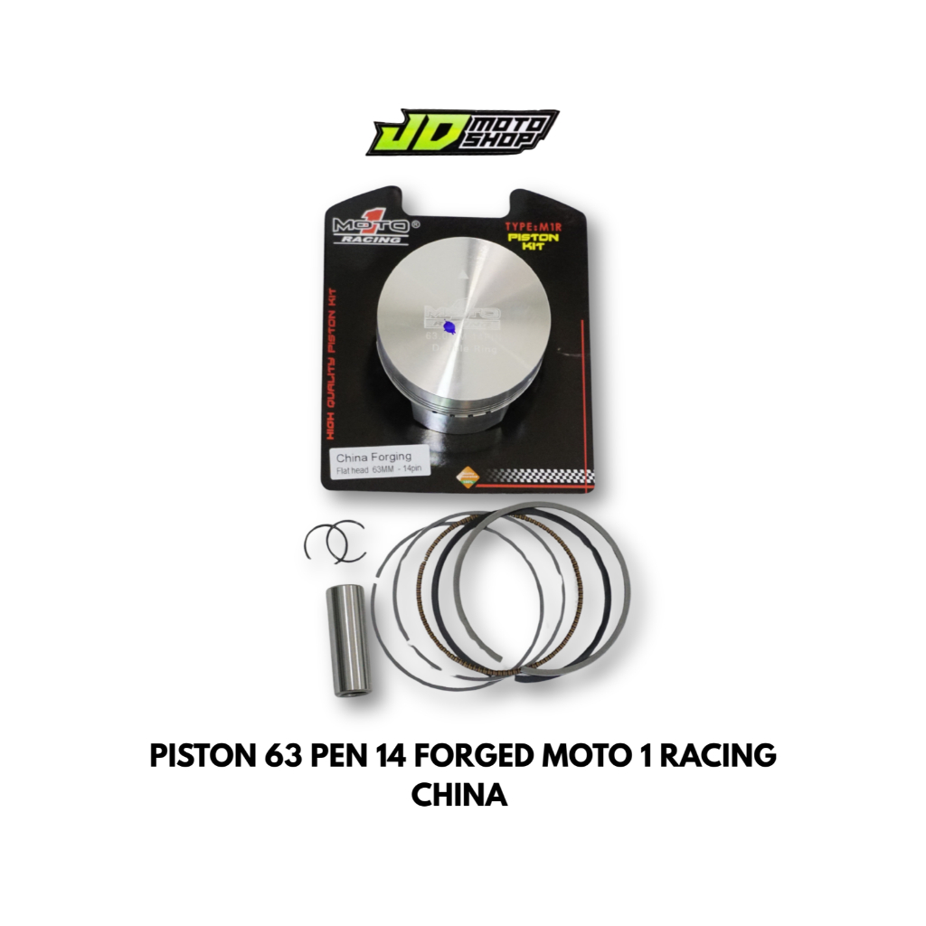 PISTON 63 PEN 14 PIN 14 FORGED MOTO 1 RACING CHINA SEHER FORGING SEMI CEBOL