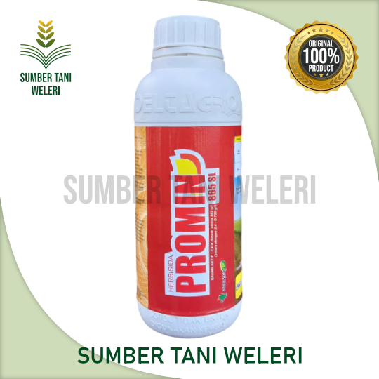 HERBISIDA PROMIN 865 SL - HERBISIDA SISTEMIK NON SELEKTIF (PURNA TUMBUH) - 400 ML - PT DELTAGRO