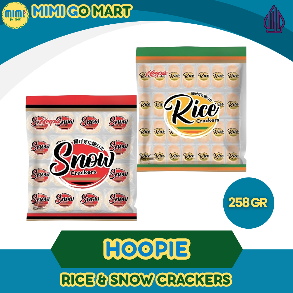 Hoopie Rice Crackers 258gr Rice Crackers/Snow Crackers Halal