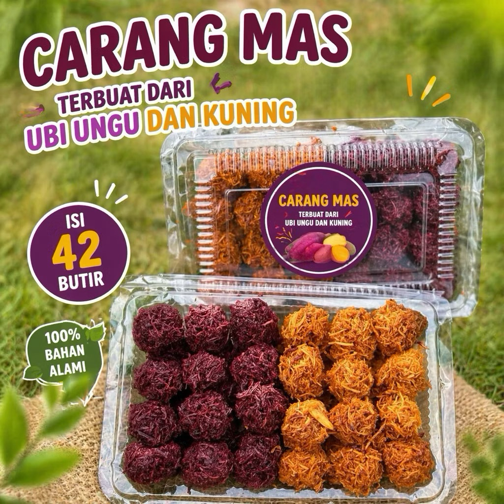Grubi Kremes Ubi Jalar Manis Gurih 42 pcs