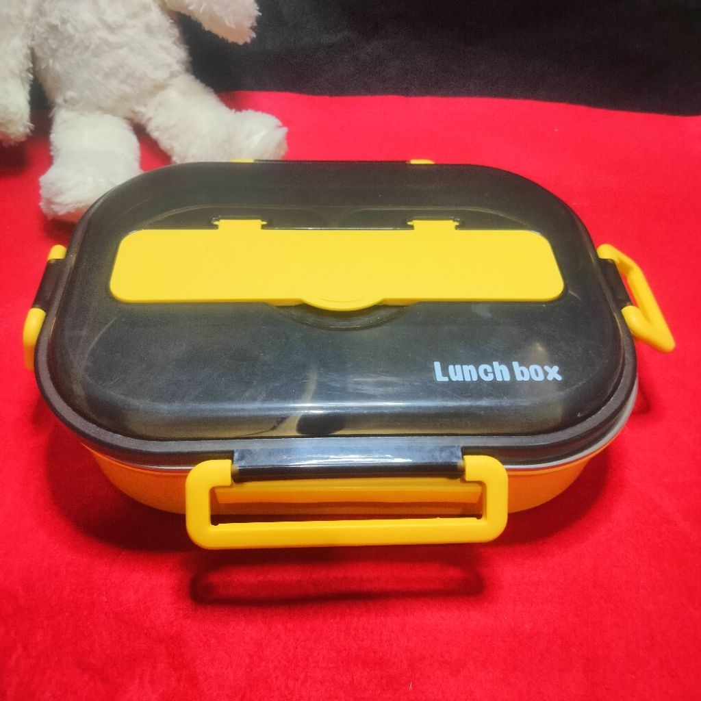 Kotak Bekal Bento Lunch Box Stainless SUS304 Preloved