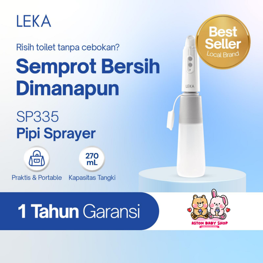 LEKA SP335 Pipi Sprayer - Bidet Portable Toilet Rechargeable