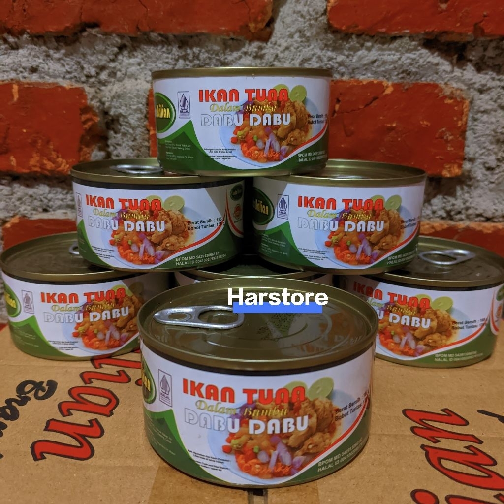 Sarden brilian Ikan Tuna dalam Bumbu Dabu Dabu ukuran 185gr