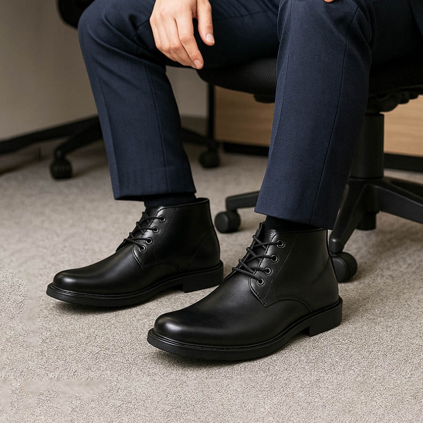 Sepatu Pria Kulit Pdh ORIGINAL Boots Ukuran Jumbo Besar | No 43 44 45 46 47 48 | Sepatu Boot Ukuran 