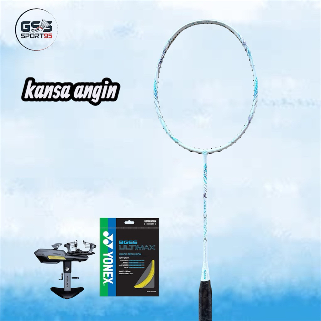 RAKET BADMINTON KANSA TERBARU AVATAR API AIR ANGIN TANAH KAYU