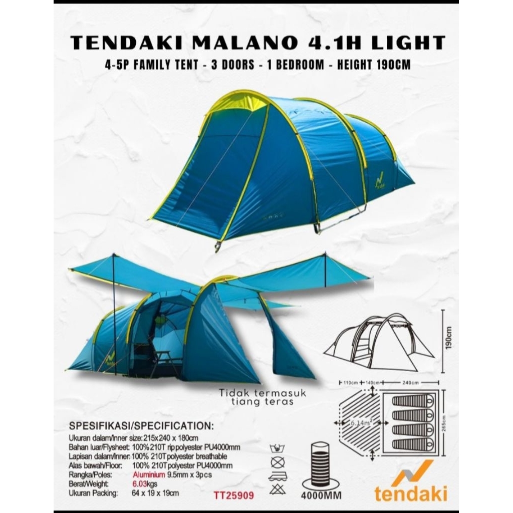 Tendaki Malano 4.1 H Light 4 Orang