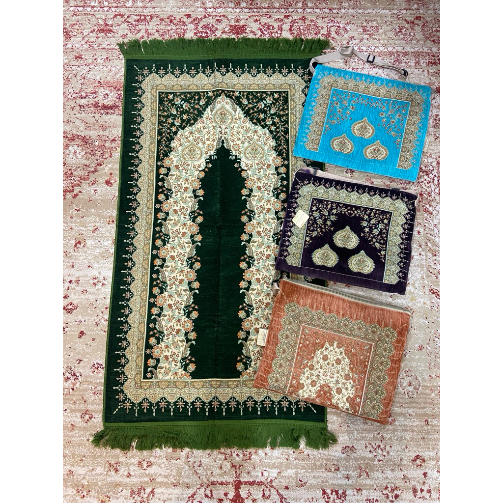 Sajadah Tas Genova Home Turkey Motif | Sajadah Motif Turkey dan Tas Genova Home Premium