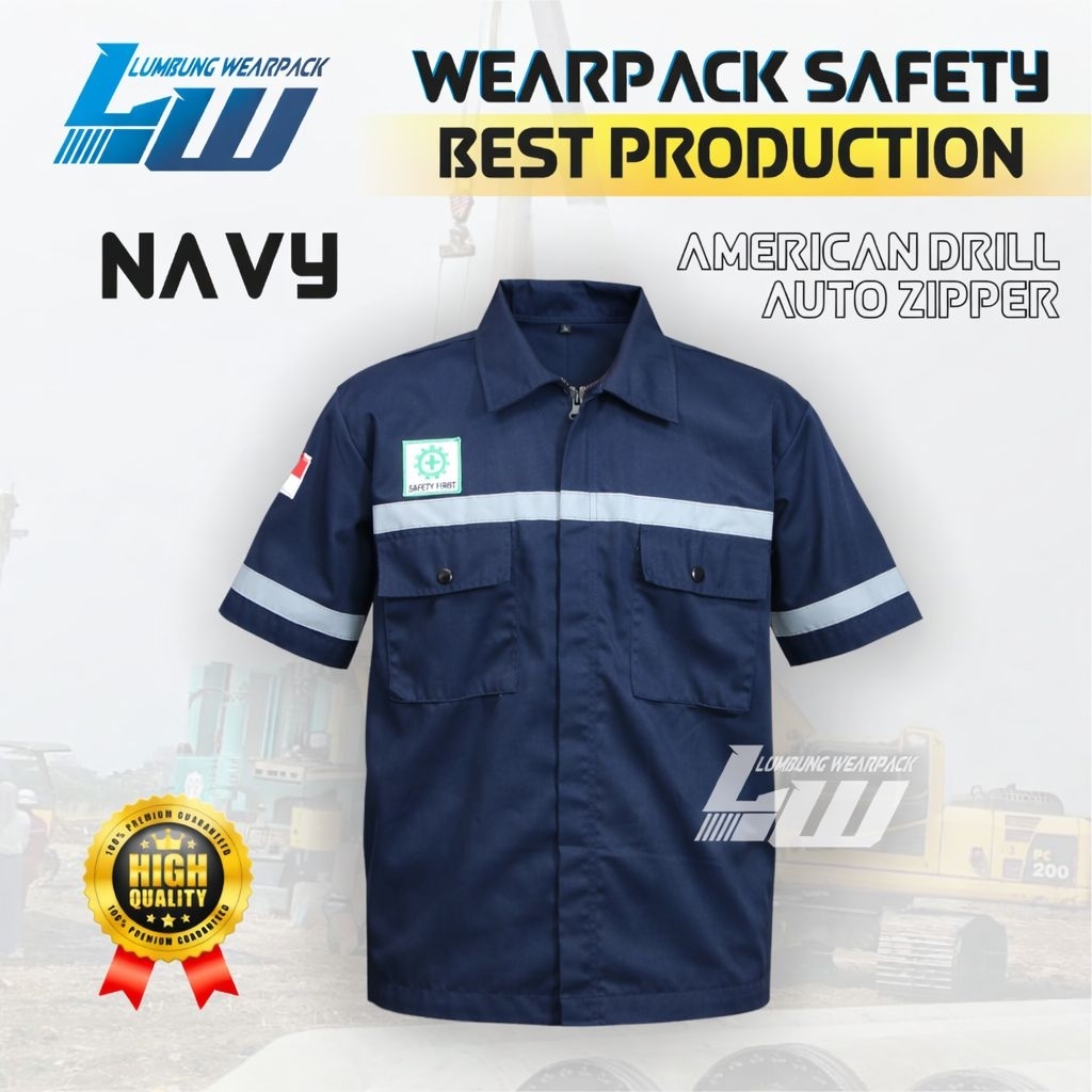 Wearpack Lengan Pendek - Kemeja atasan