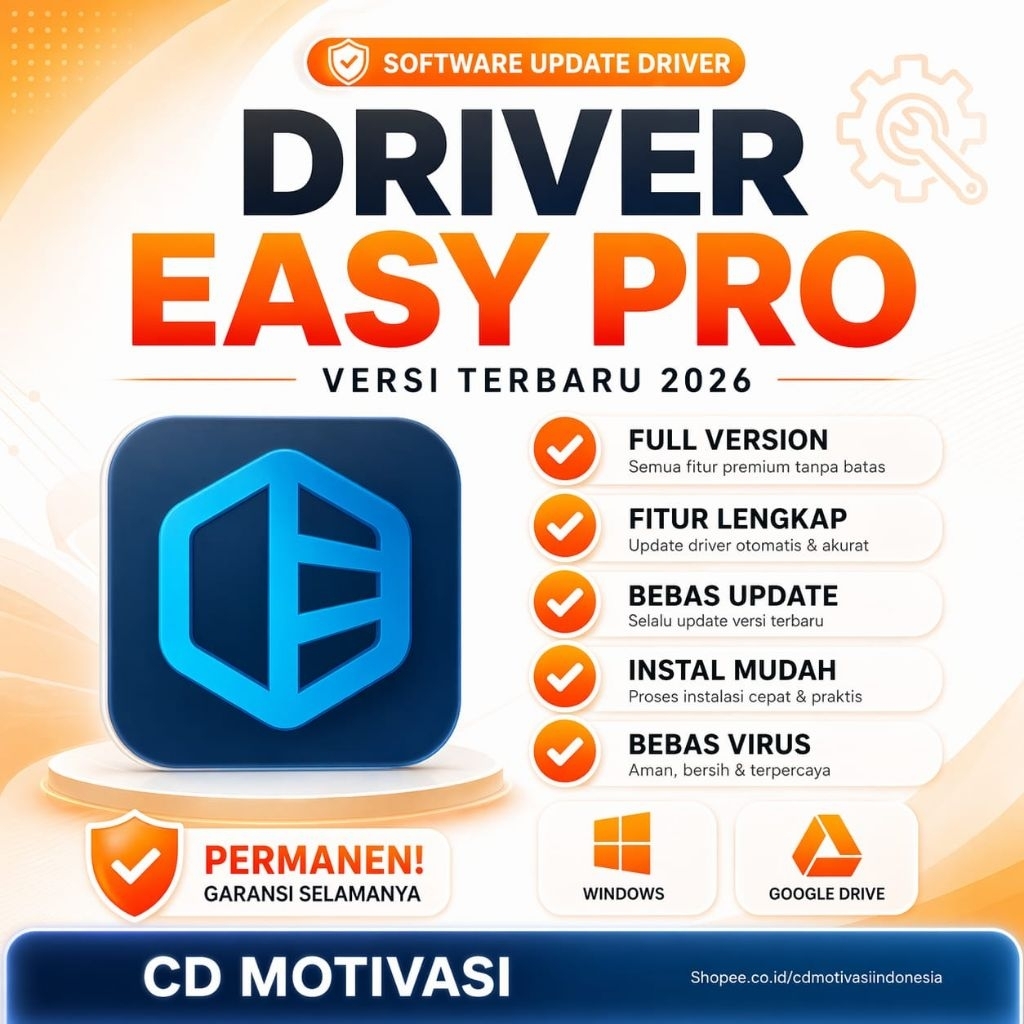 Driver Easy PRO 2026 Full Version Lifetime - Update Driver PC & Laptop Otomatis Sekali Klik
