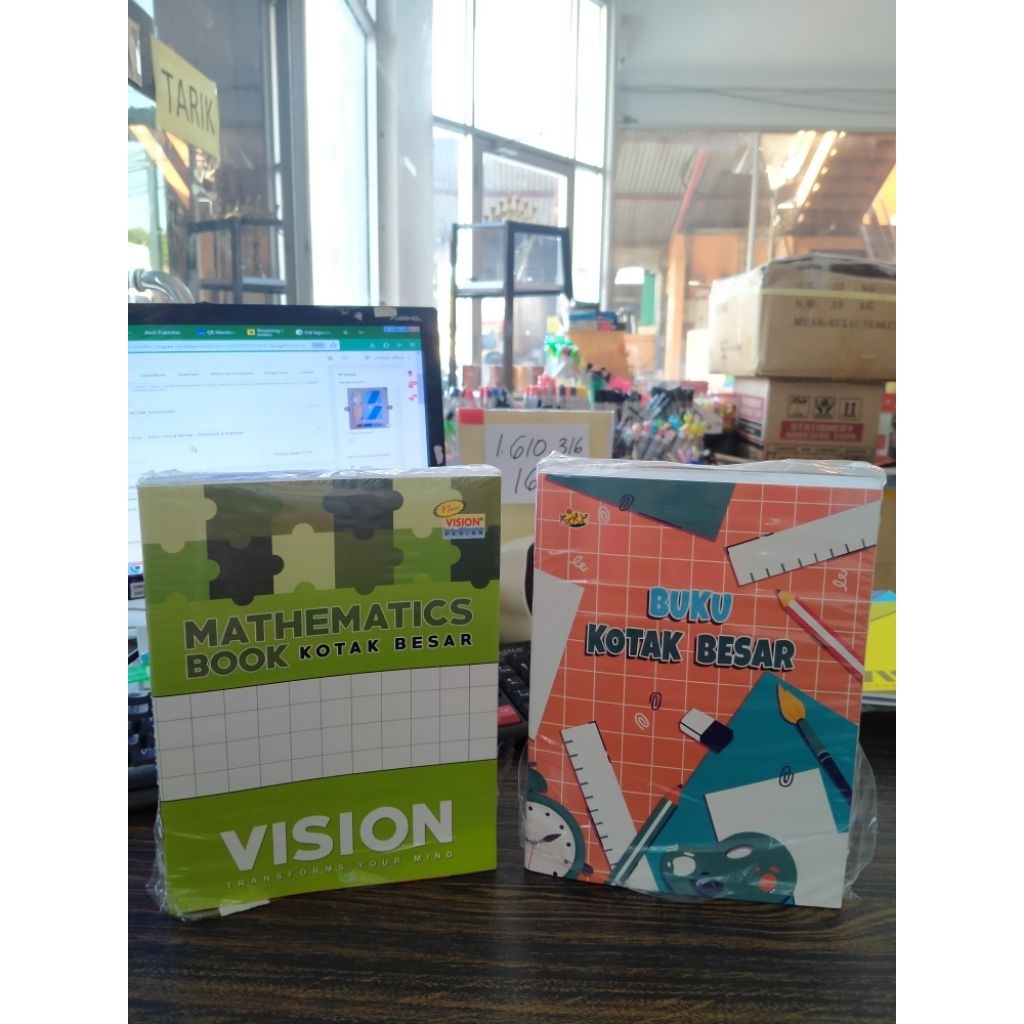 BUKU TULIS KOTAK BESAR BUKU MENULIS MANDARIN BUKU MATEMATIKA KOTAK BESAR