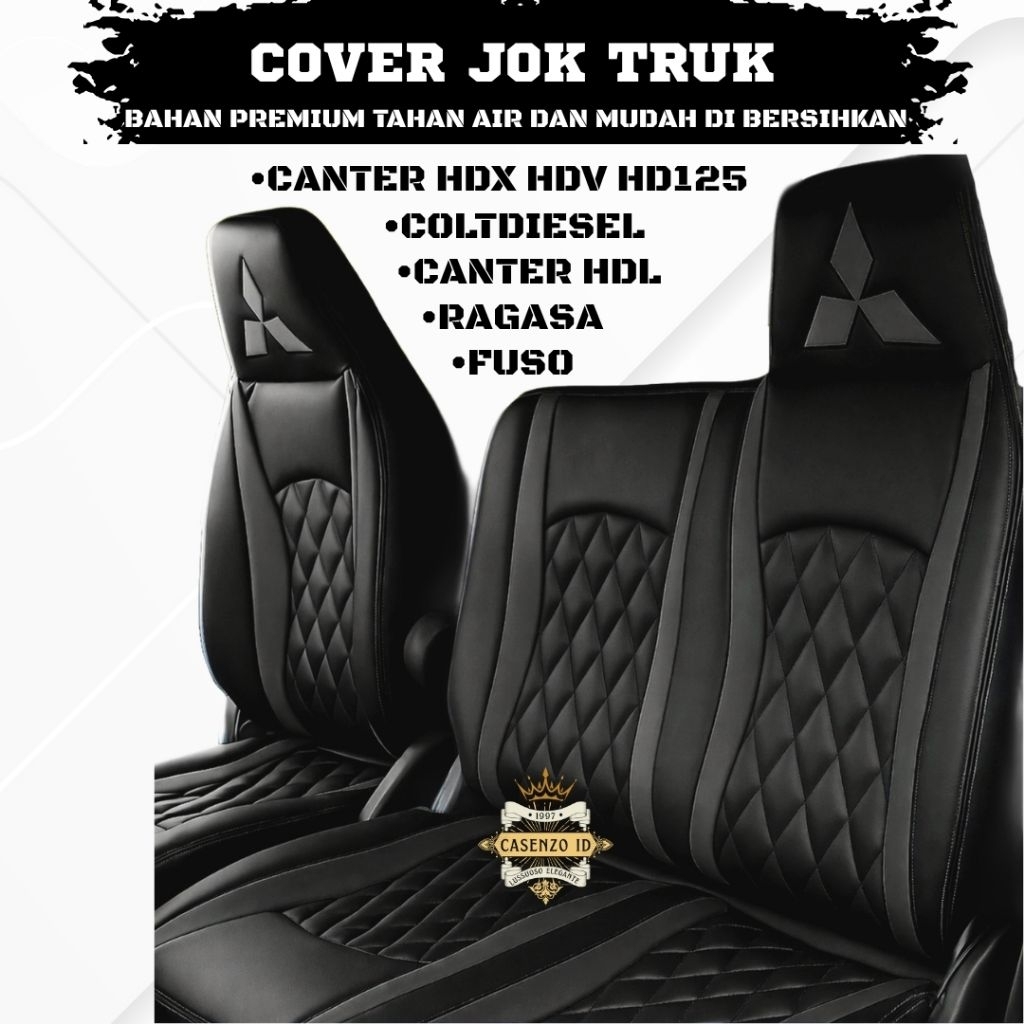 Cover Jok Sarung Jok Truk Canter Hdx Hdv Hdl Colt Diesel Ragasa Mitsubishi Fuso Fighter Umplung DLL