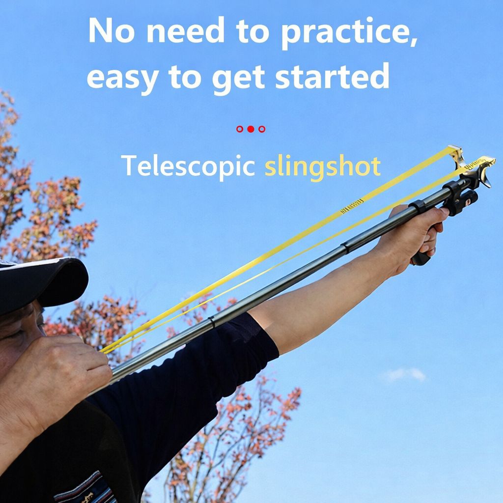 SYQT Ketapel High Precision Telescopic Hunting Slingshot with Laser