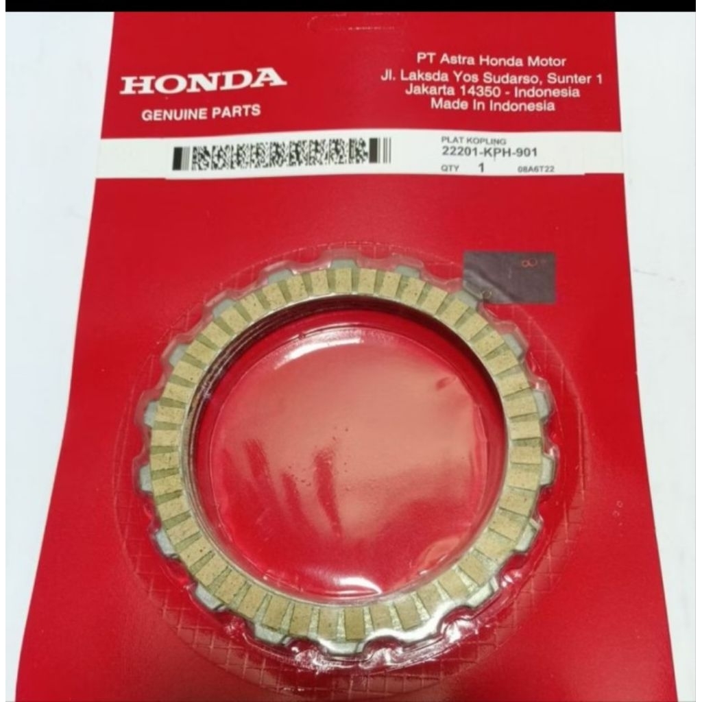 Kampas Plat Kopling Karisma Kph Disk Clutch Friction 22201-KPH-901