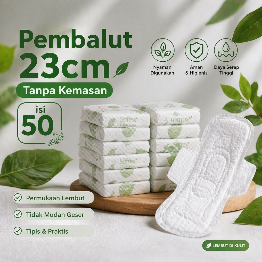 Pembalut Wanita 23cm isi 50