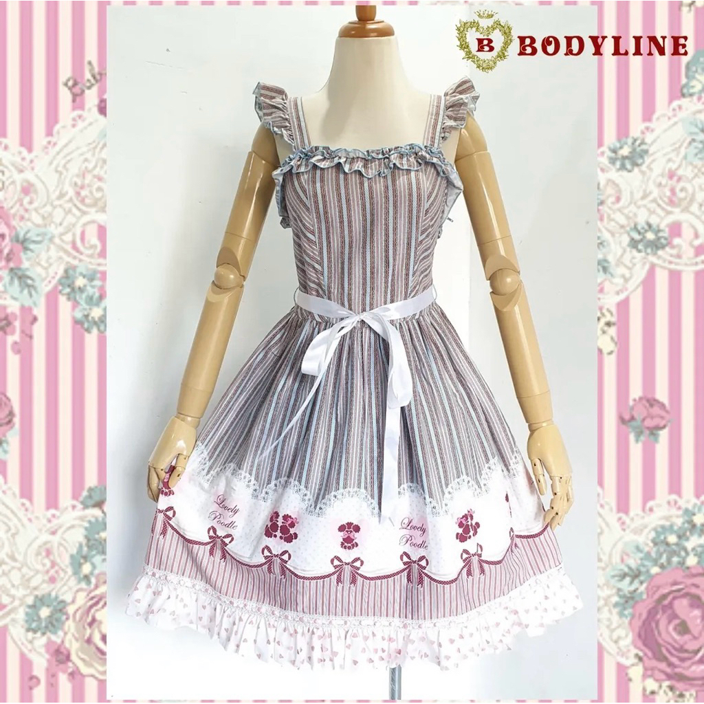 Austina - Bodyline Lovely Poodle Dress / Fashion Perempuan Jepang