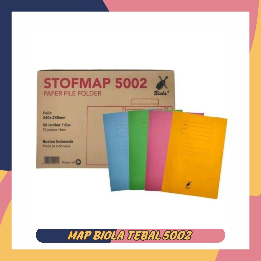Map Kertas Biola Tebal
