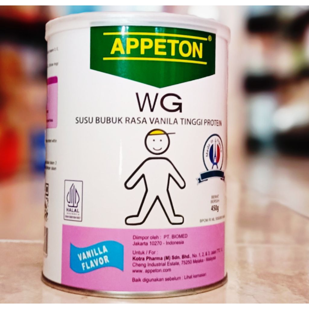 Appeton Weight Gain Child Vanila 450gr | Susu Pertumbuhan Menambah Nafsu Makan Anak - Tinggi Protein