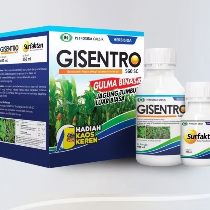 GISENTRO OBAT RUMPUT SELEKTIF JAGUNG KEMASAN 250ML