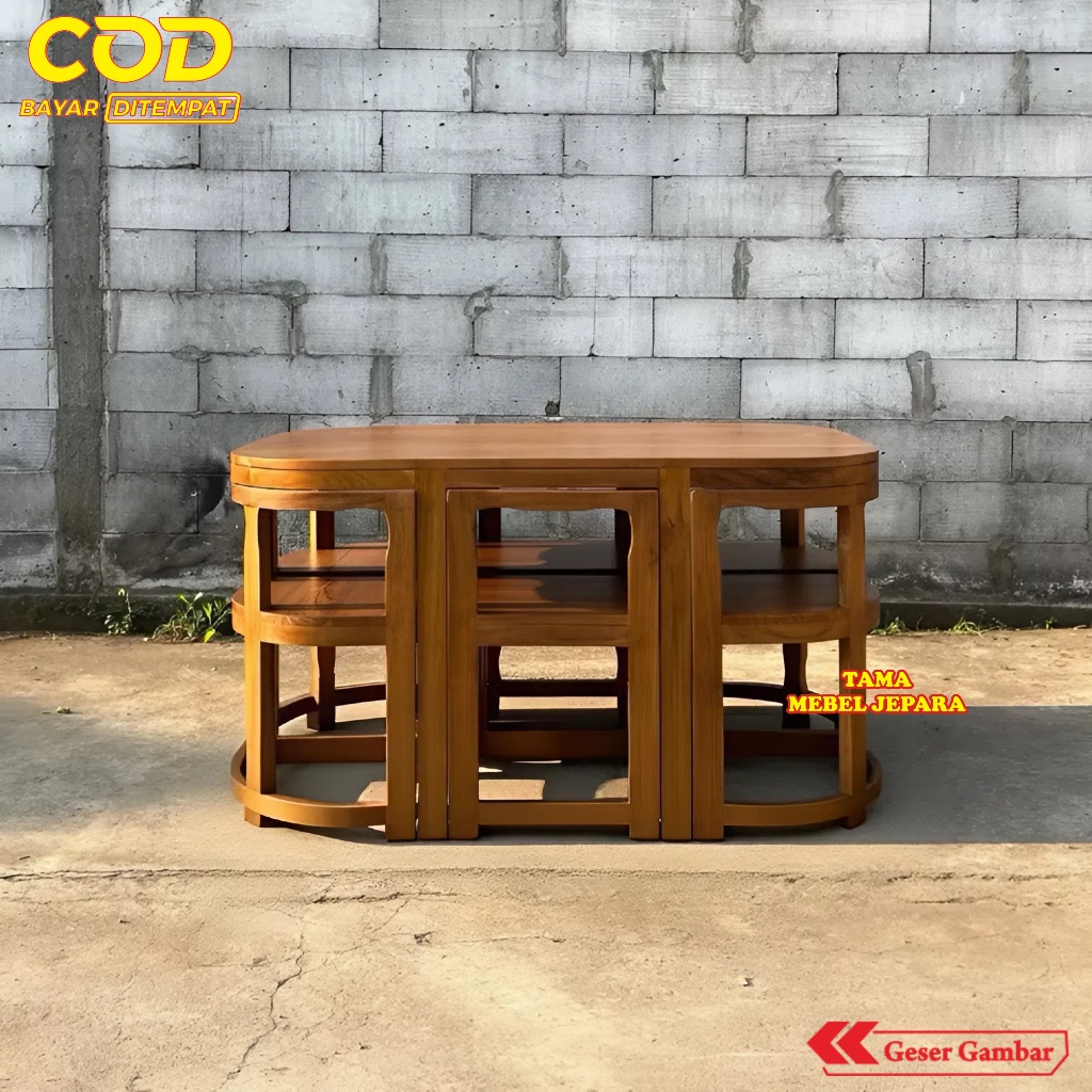 Set Meja Makan Oval Kursi 6 Set Meja Oval Minimalis Jati Meja Makan Minimalis Jati Kursi Makan Jati
