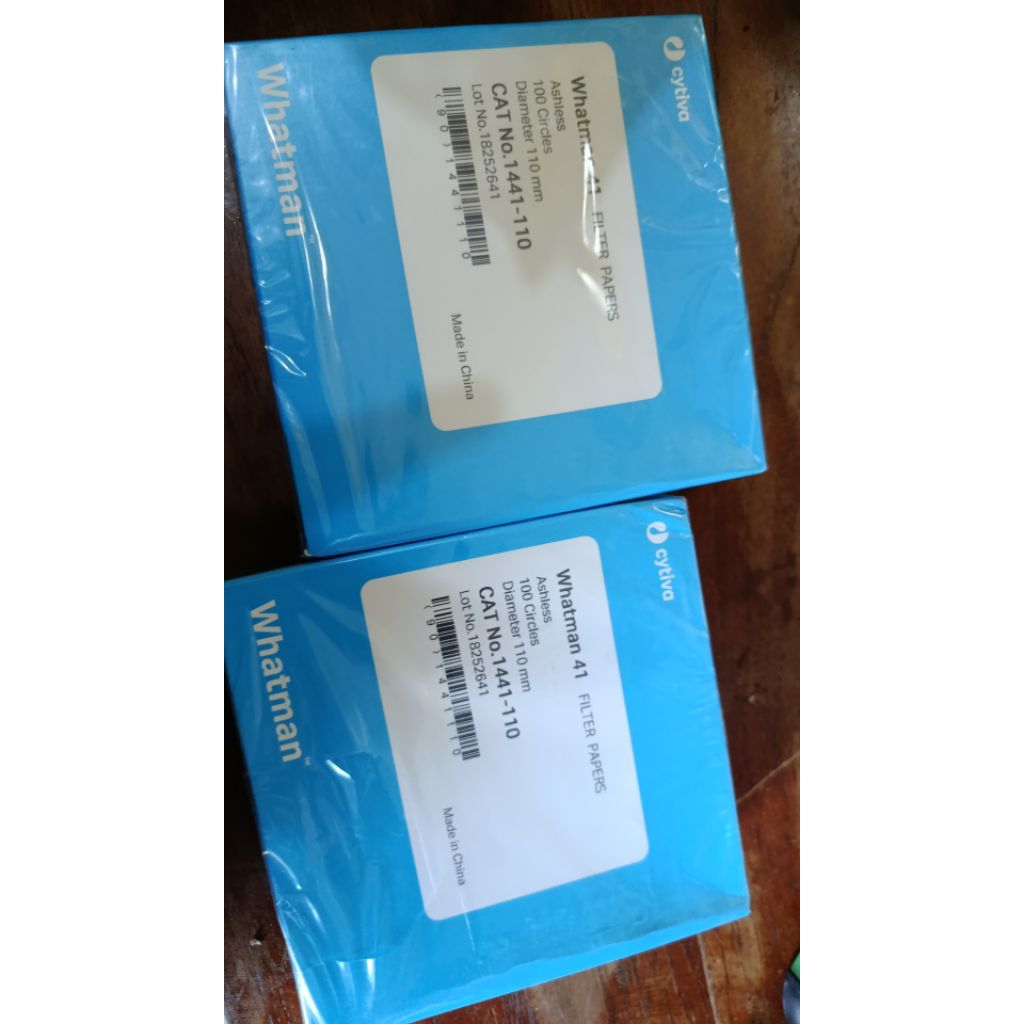 Kertas saring whatman 41 5lembar diameter 110mm