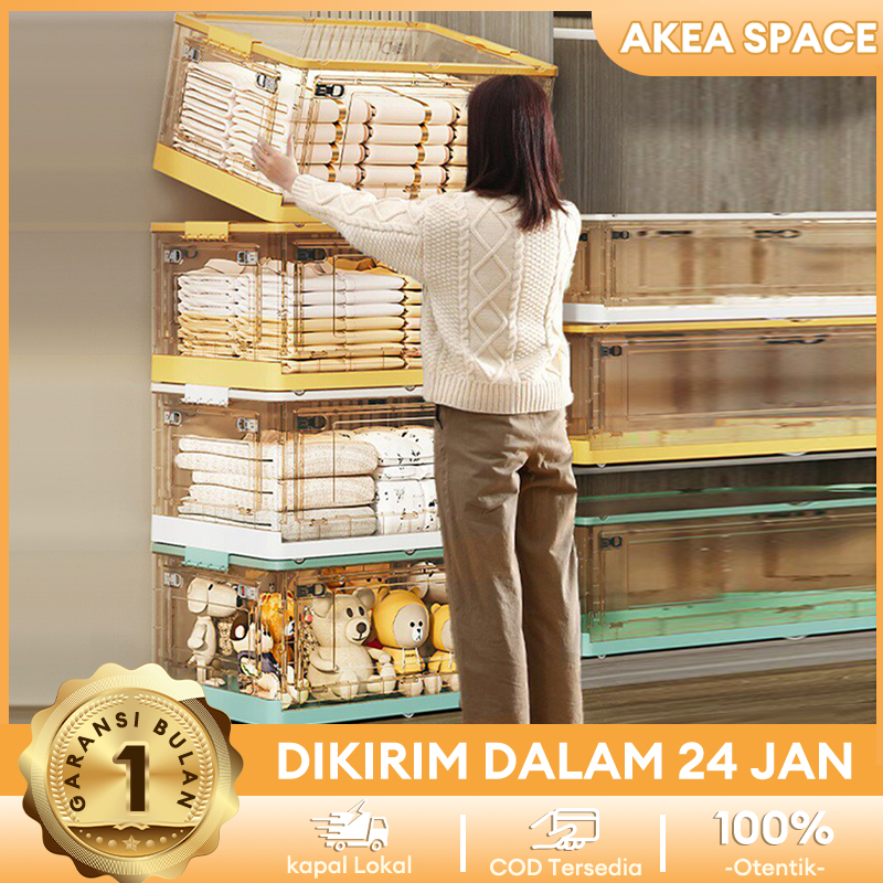 Kotak Penyimpanan Lipat/Kotak Penyimpanan Transparan/Kotak Penyimpanan Serbaguna