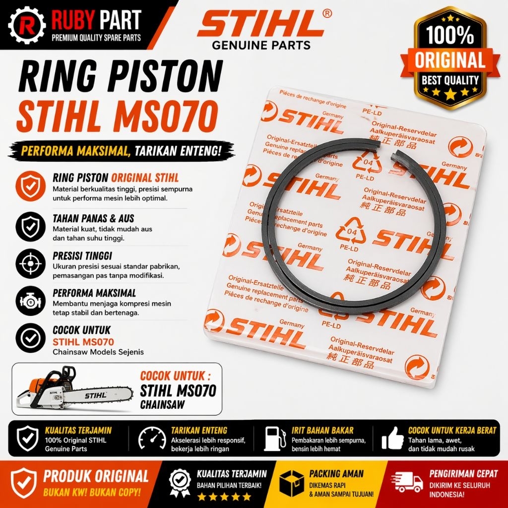 Stihl Ring Piston Chainsaw Ms070 Ori